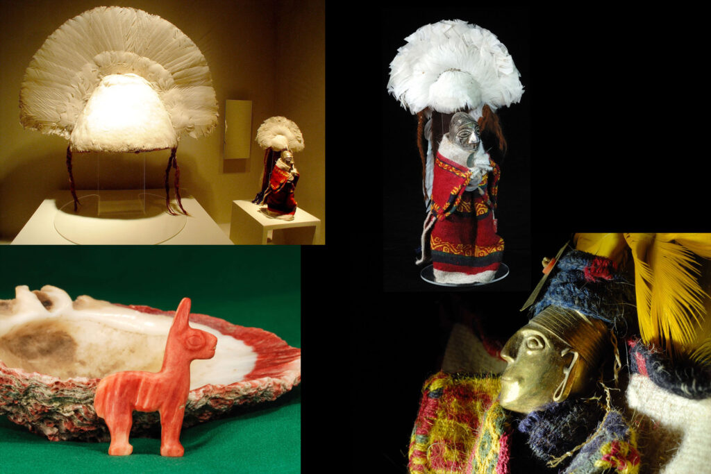 Ajuar del LLullaillaco: Gorros y ofrendas encontrados junto a los Niños Incas