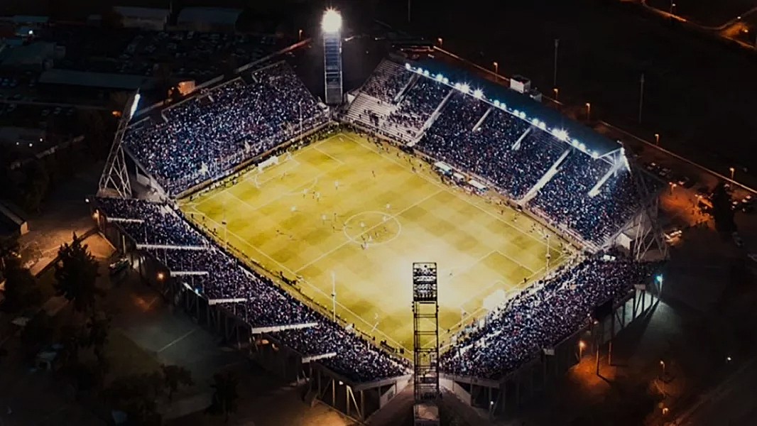 Vista aérea del Estadio Martearena