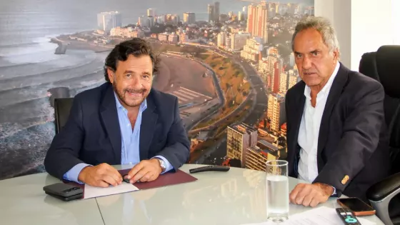 El gobernador Gustavo Sáenz reunido con el secretario de Turismo y Ambiente nacional, Daniel Scioli para impulsar este proyecto estratégico