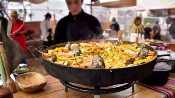 Comida al disco
